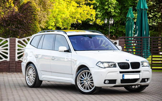 BMW X3 cena 39900 przebieg: 229000, rok produkcji 2008 z Jedwabne małe 781